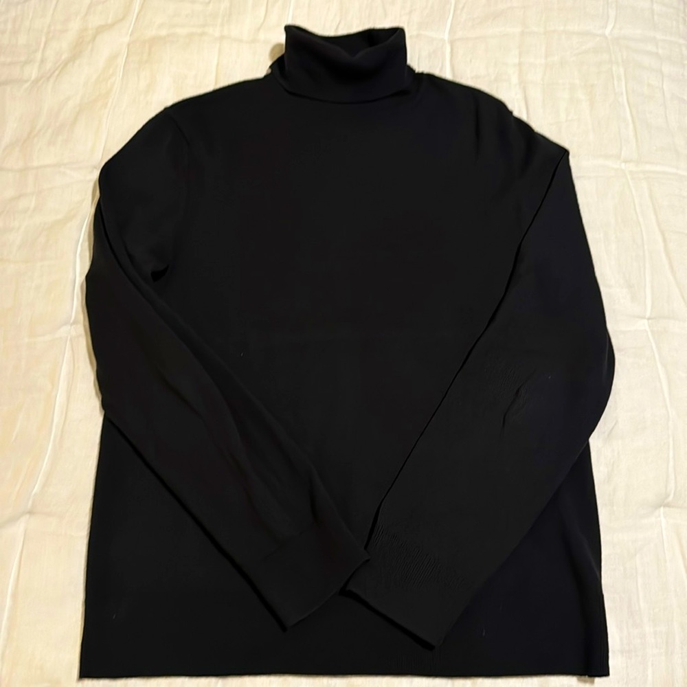 COPY - Banana Republic Black Turtleneck 100% Merino Wool Sweater